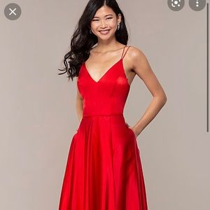 Red prom dress